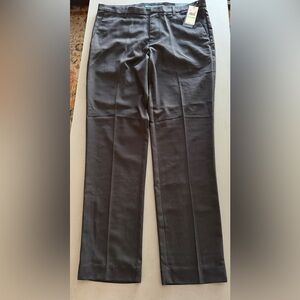 Perry Ellis Men's Black Dress Pants - Classic Straight Fit